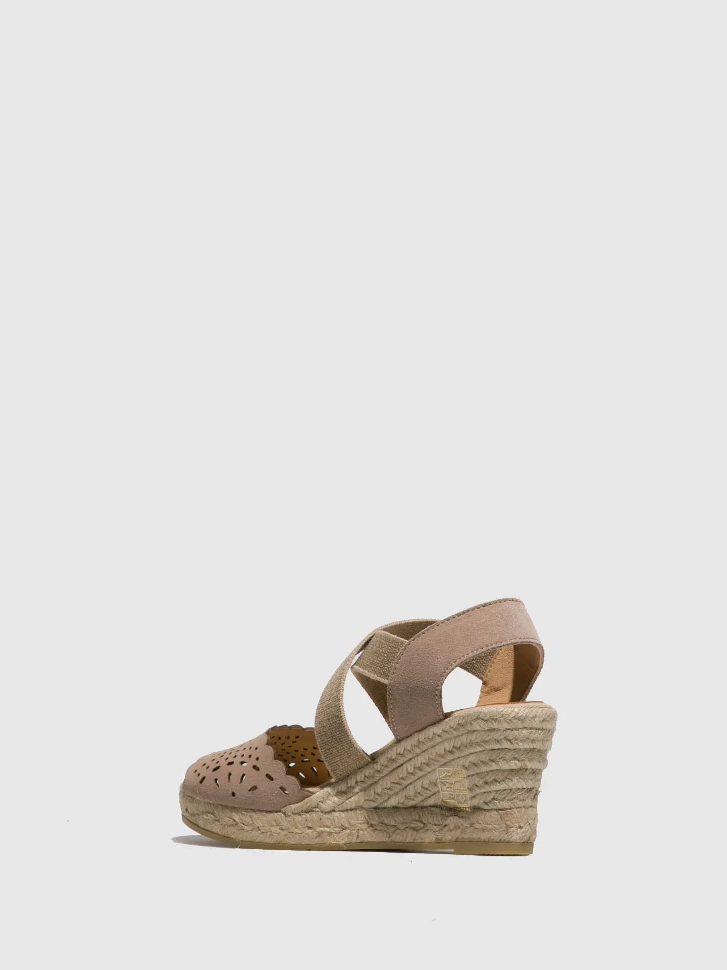 Beige Platform Sandals
