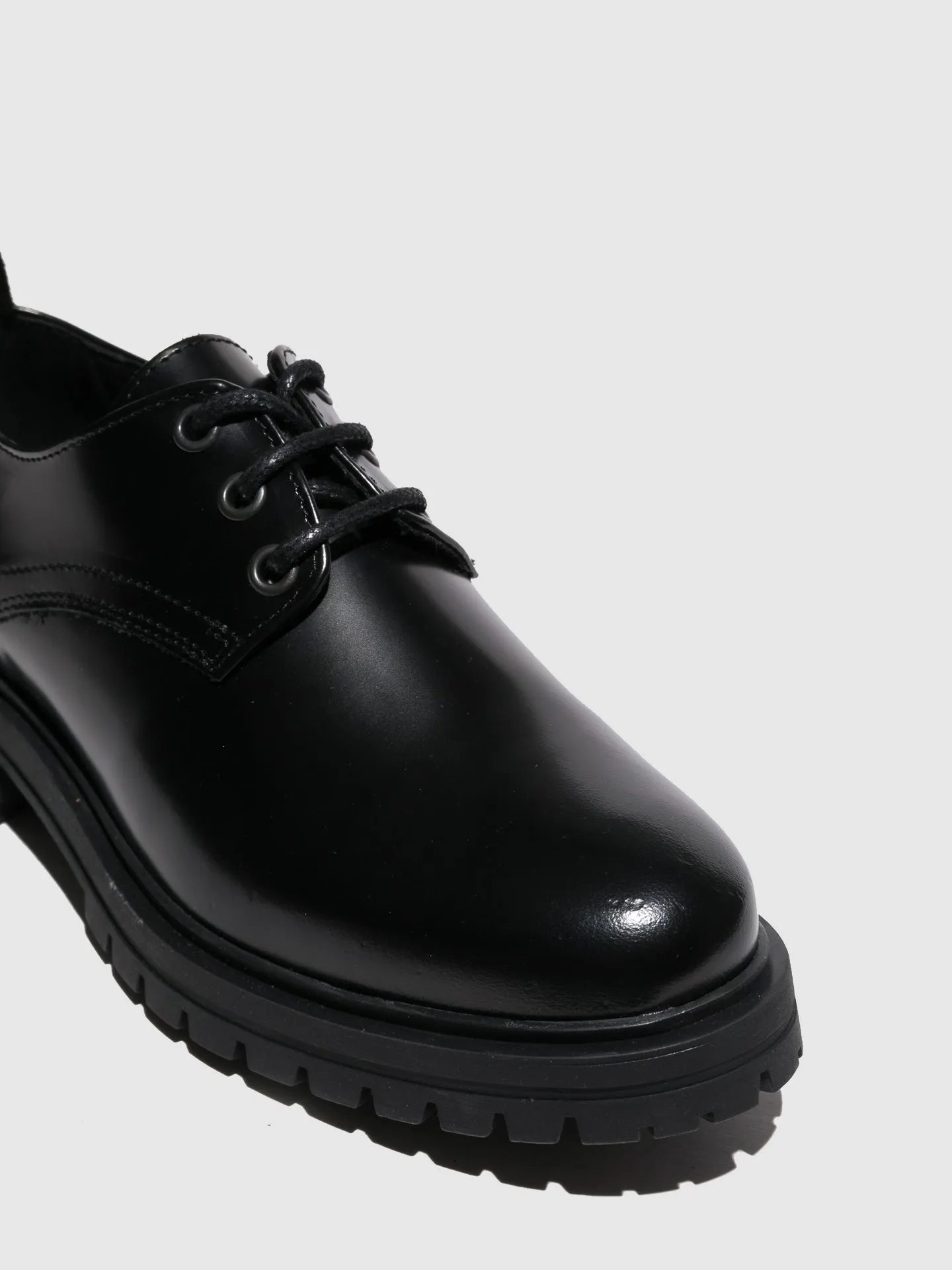 Black Appliqués Shoes
