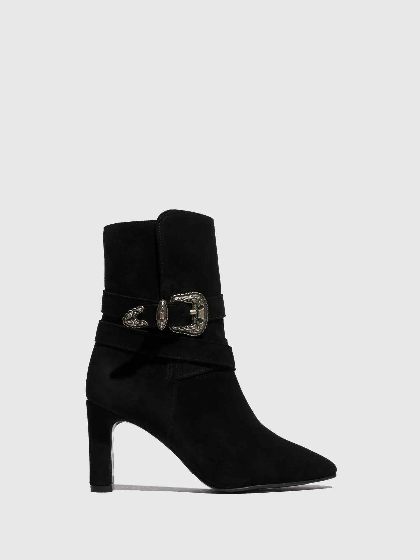 Black Buckle Boots