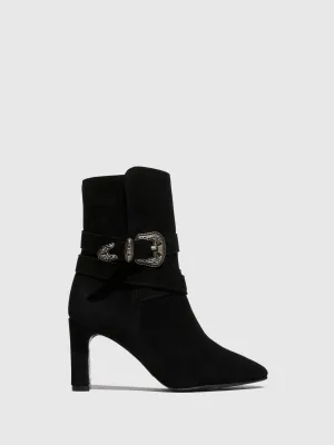 Black Buckle Boots