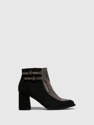 Black Buckle Boots