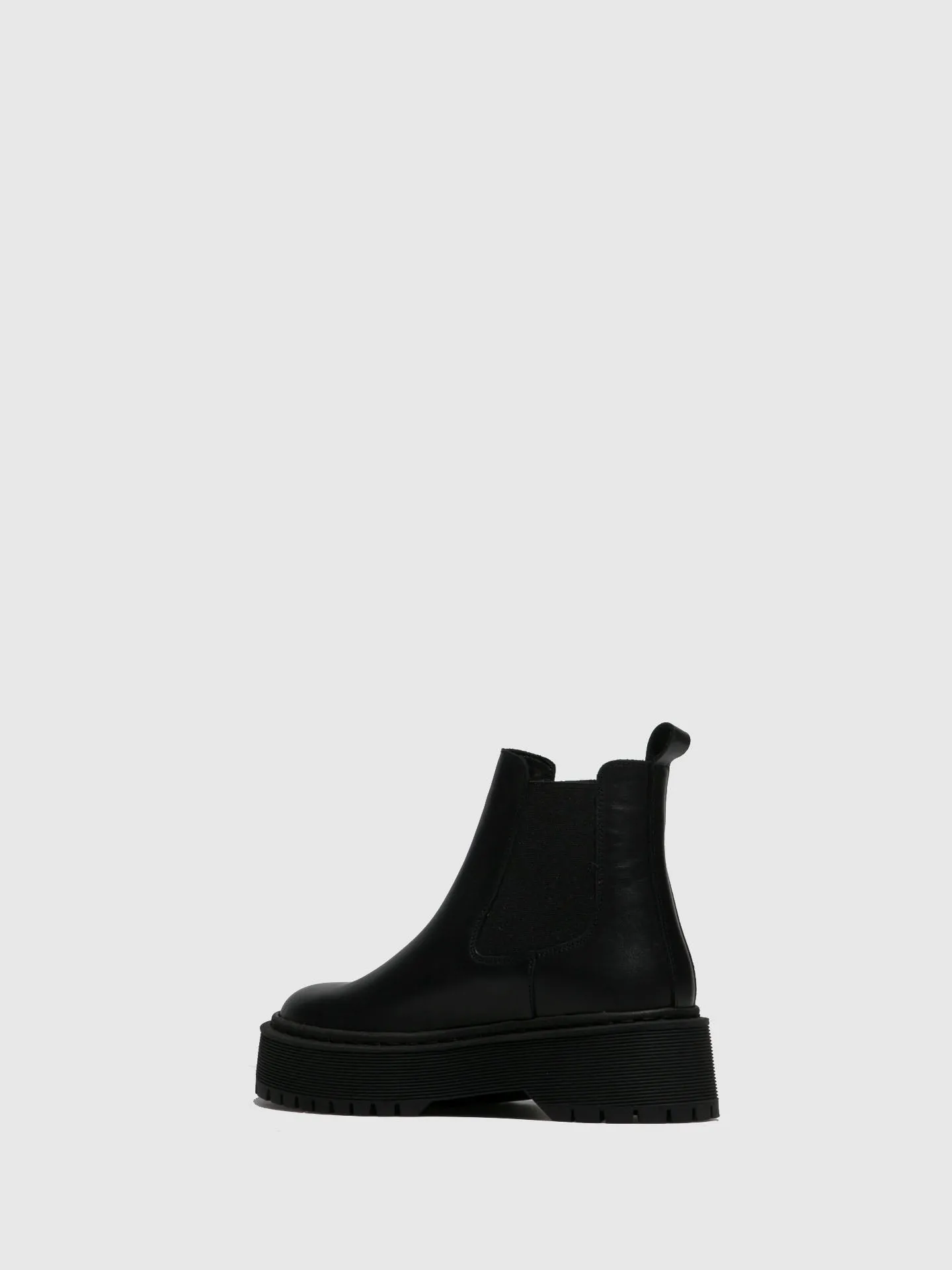 Black Elasticated Ankle Boots