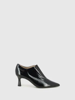 Black Elasticated Ankle Boots