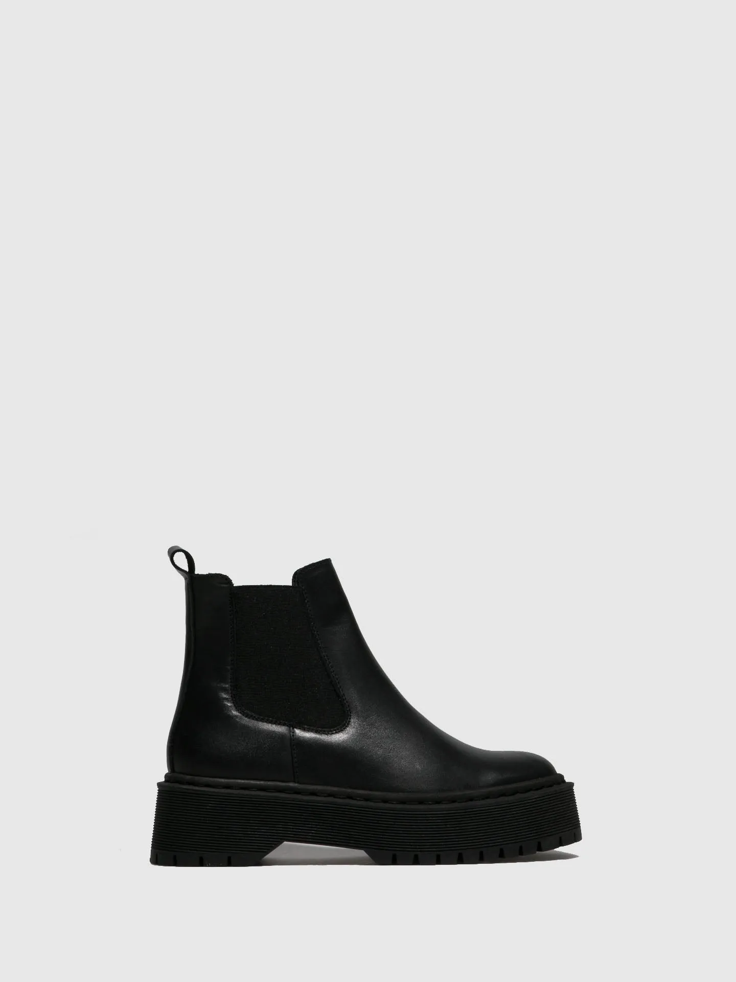 Black Elasticated Ankle Boots