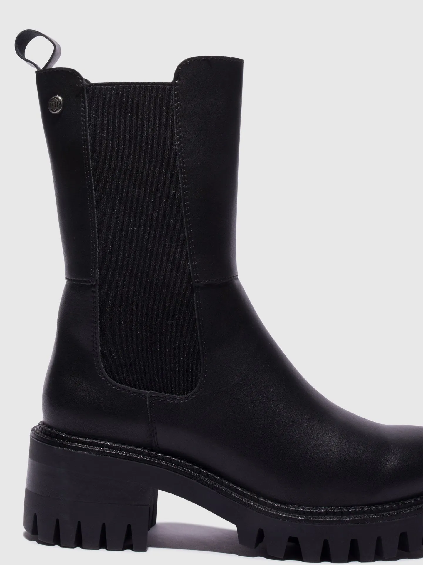 Black Elasticated Boots