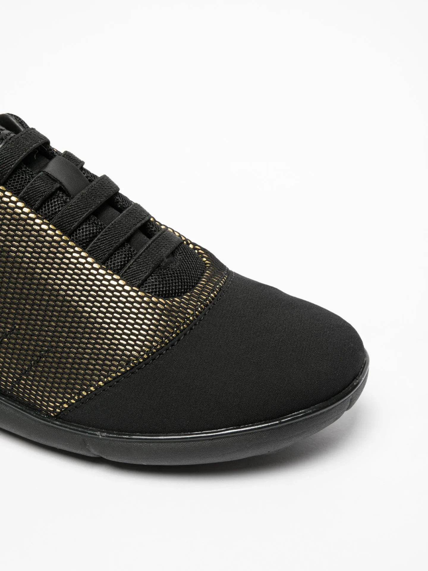 Black Lace-up Trainers