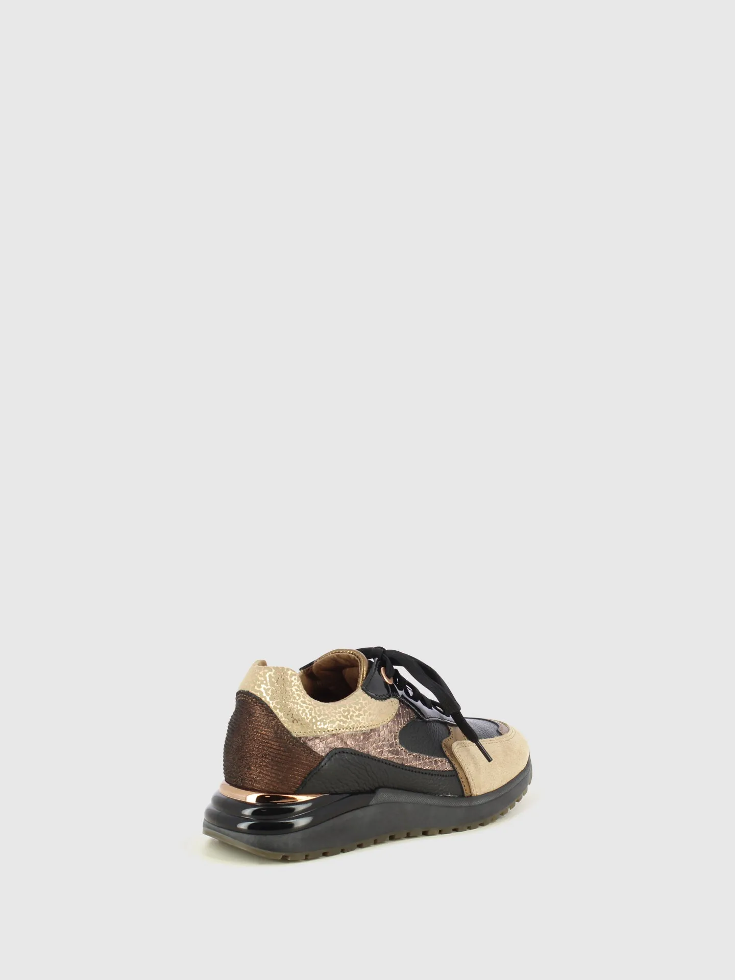 Black Lace-up Trainers