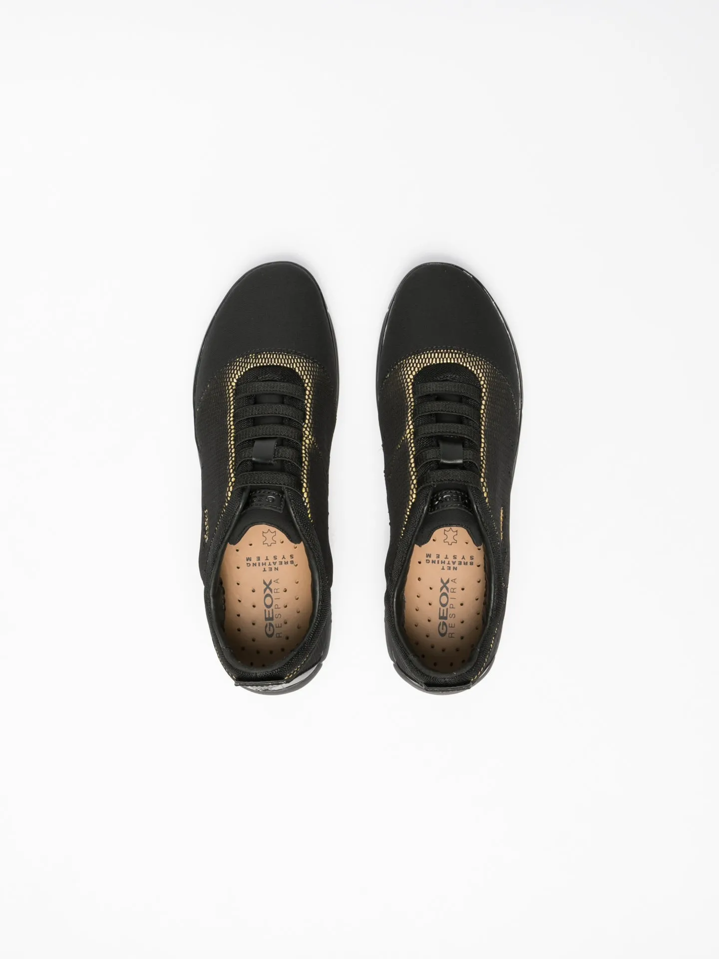 Black Lace-up Trainers