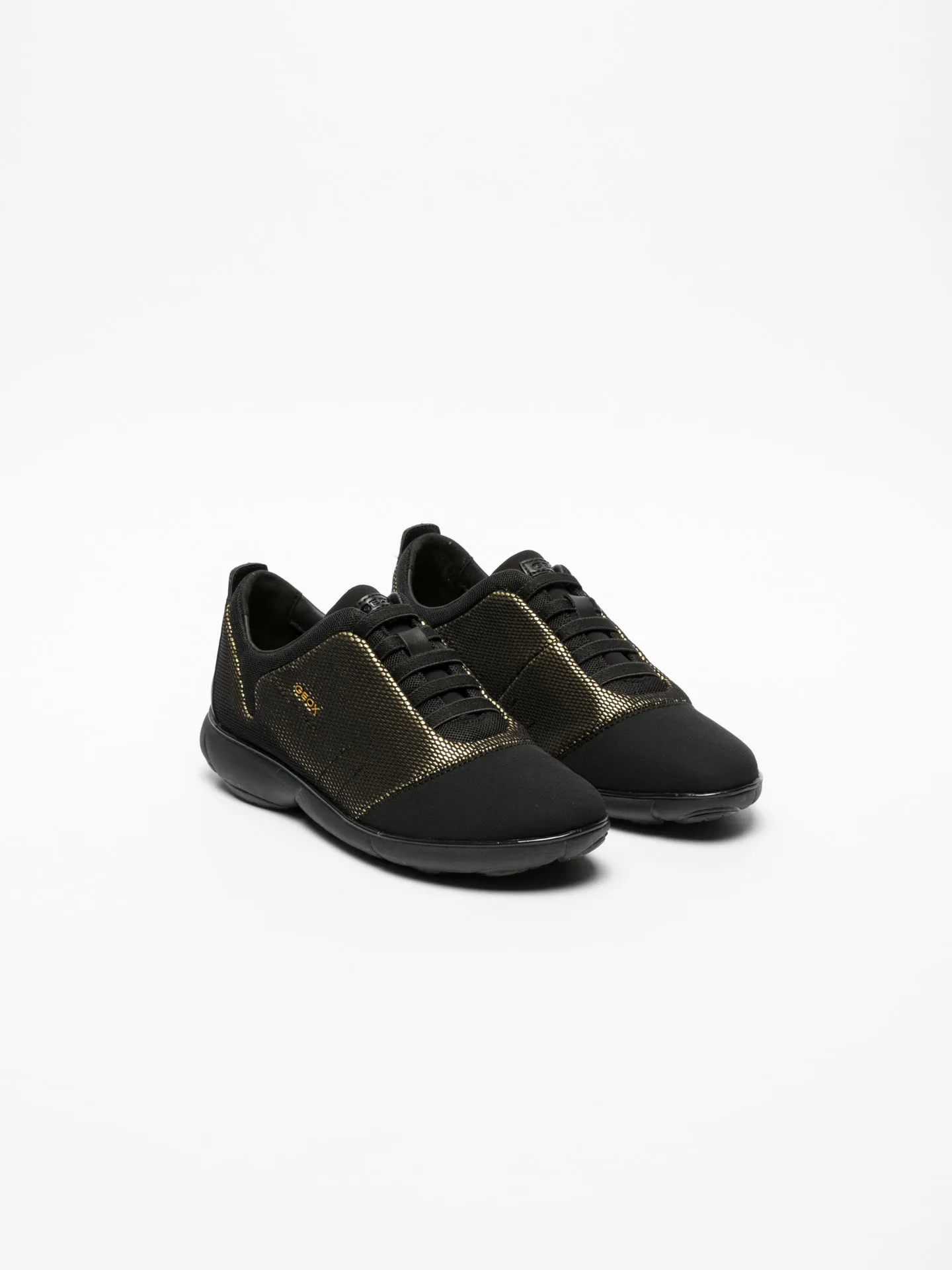 Black Lace-up Trainers