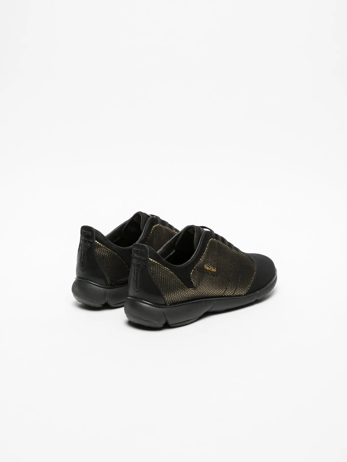 Black Lace-up Trainers