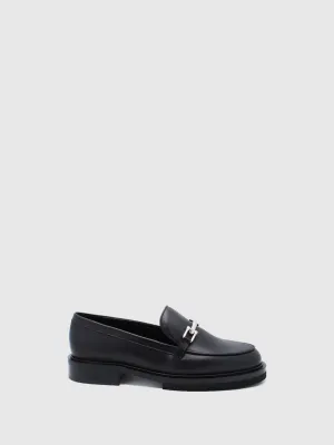 Black Mocassins Shoes