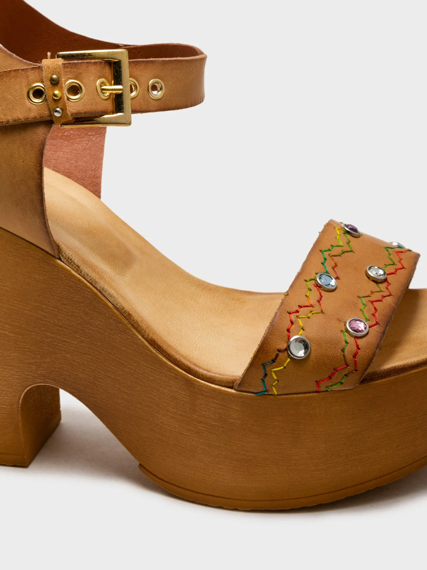 BlanchedAlmond	 Heel Sandals