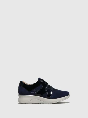 Blue Lace-up Shoes