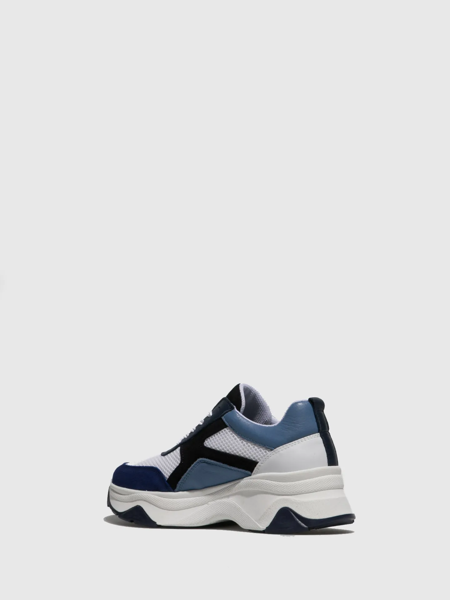 Blue Lace-up Trainers