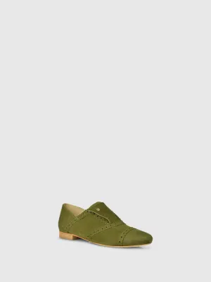 Bow Loafers D04L1 Green