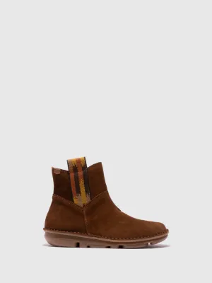 Brown Chelsea Ankle Boots