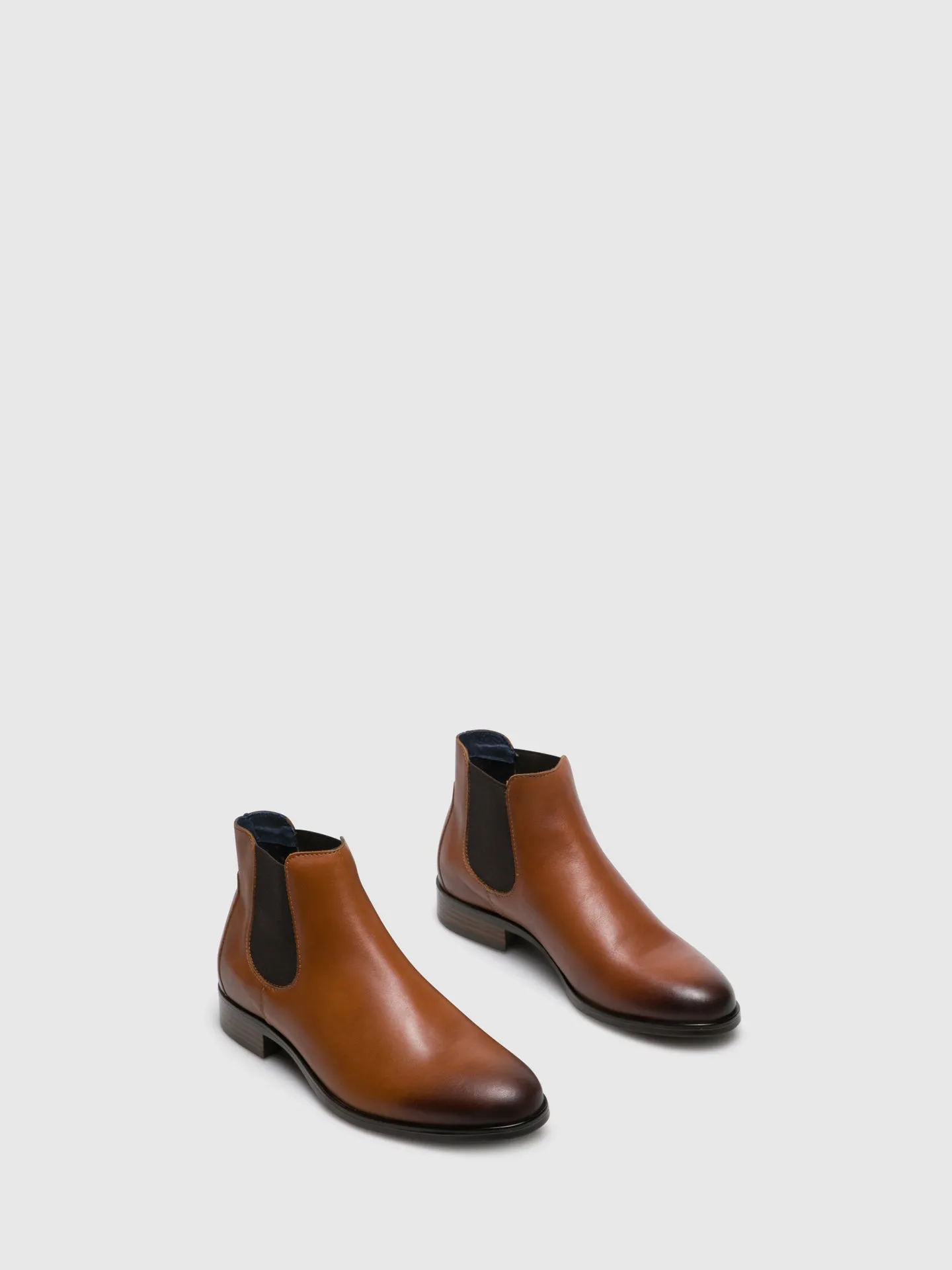 Brown Elasticated Ankle Boots