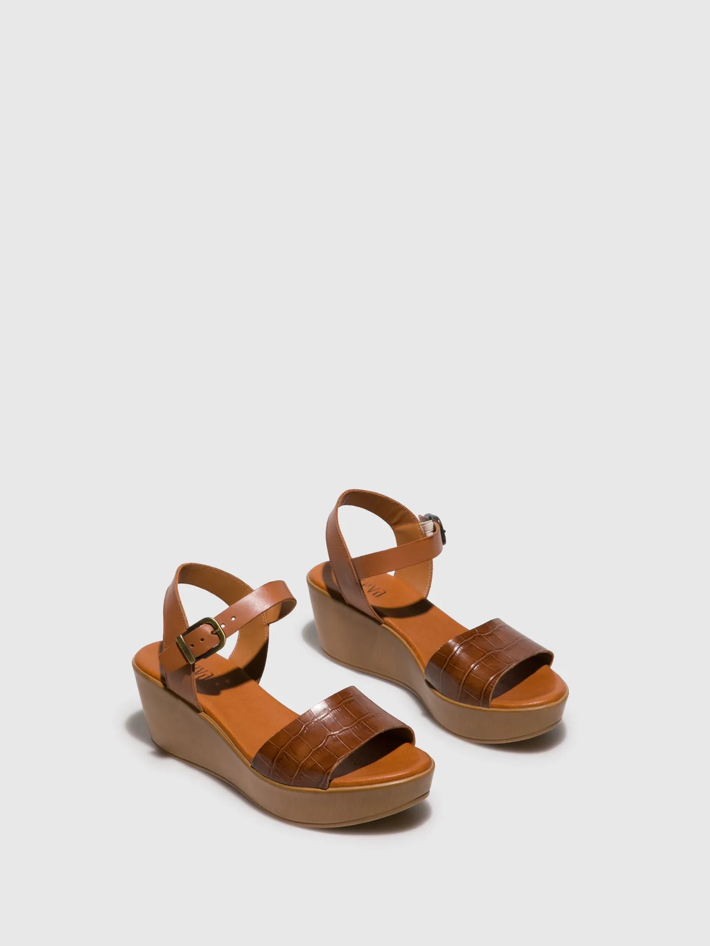 Brown Wedge Sandals