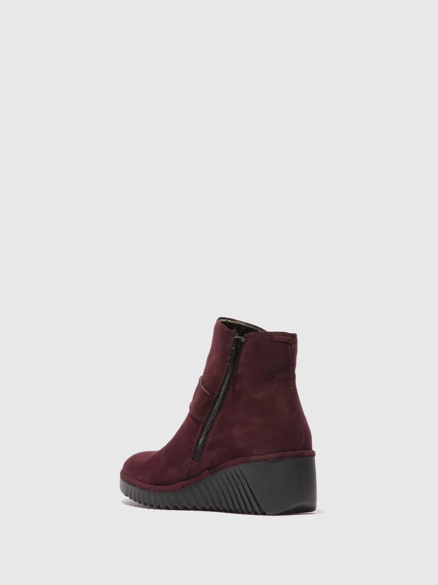Buckle Ankle Boots LELI334FLY SILKY WINE