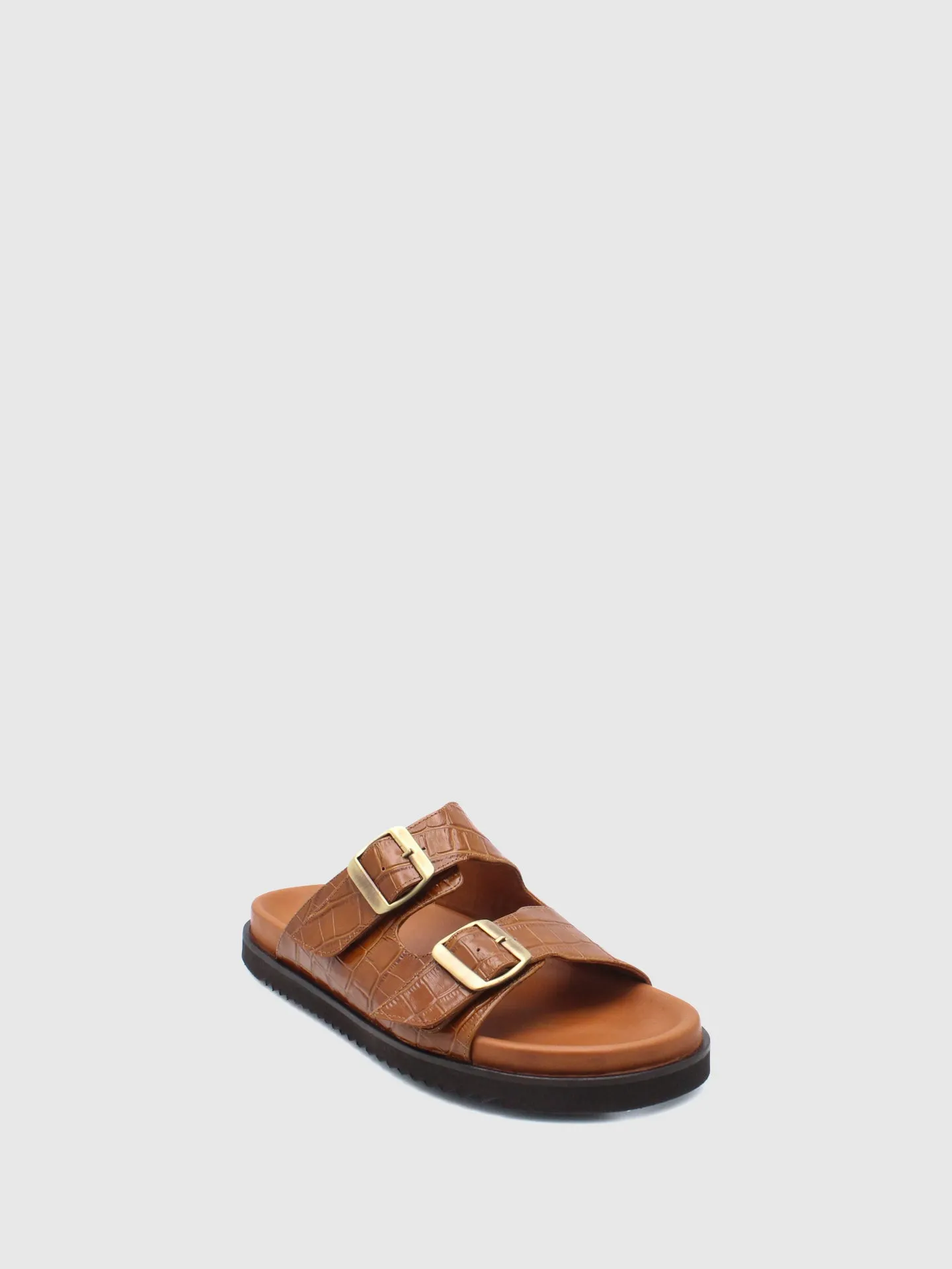 Camel Open Slippers