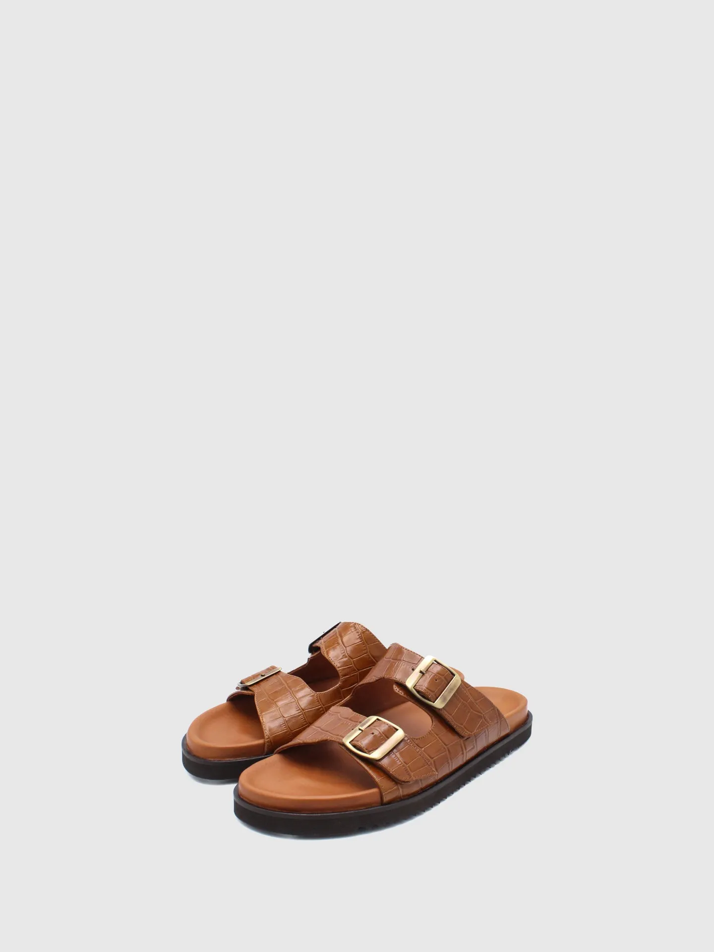 Camel Open Slippers