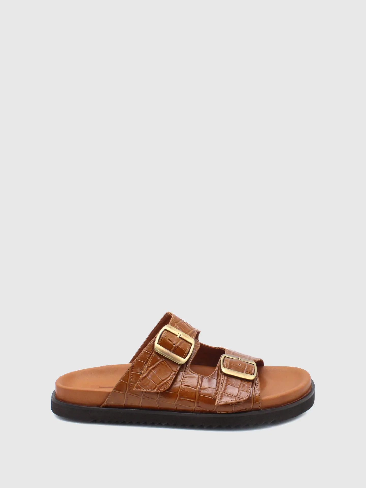 Camel Open Slippers