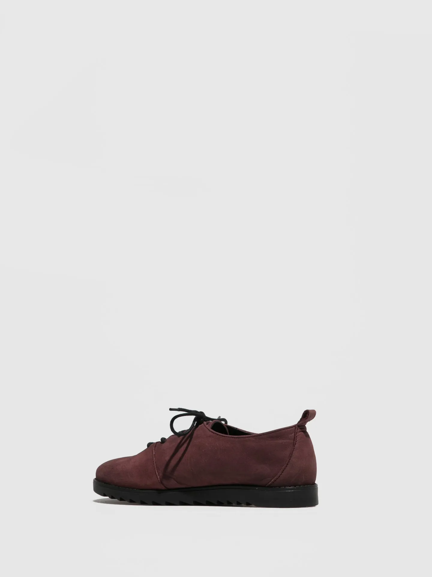 Crimson Lace-up Shoes