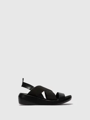 Crossover Sandals BAJI848FLY BLACK