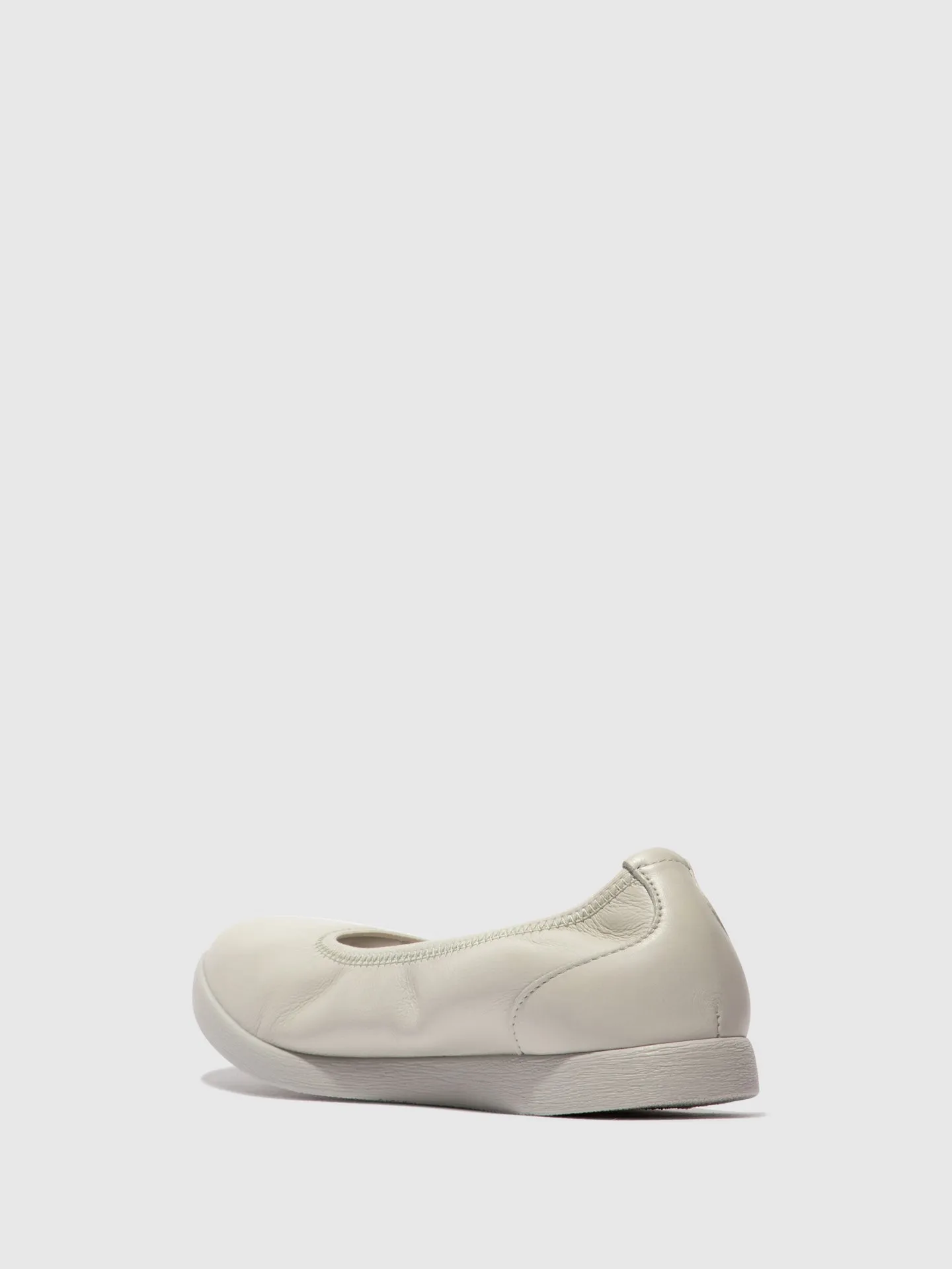 Elasticated Ballerinas LETI646SOF LIGHT GREY