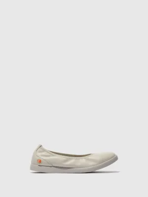 Elasticated Ballerinas LETI646SOF LIGHT GREY