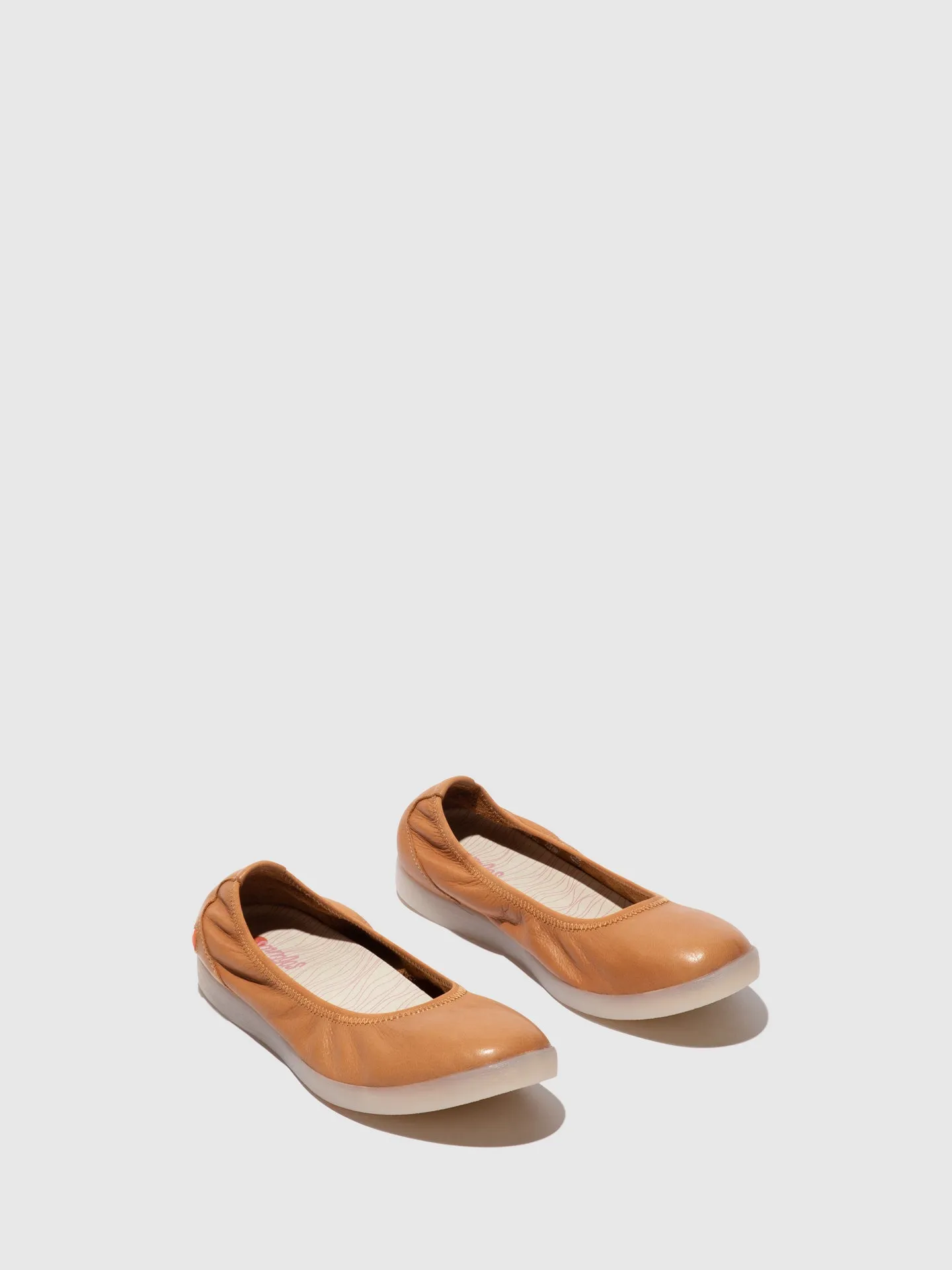 Elasticated Ballerinas LETI646SOF WARM ORANGE