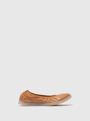 Elasticated Ballerinas LETI646SOF WARM ORANGE