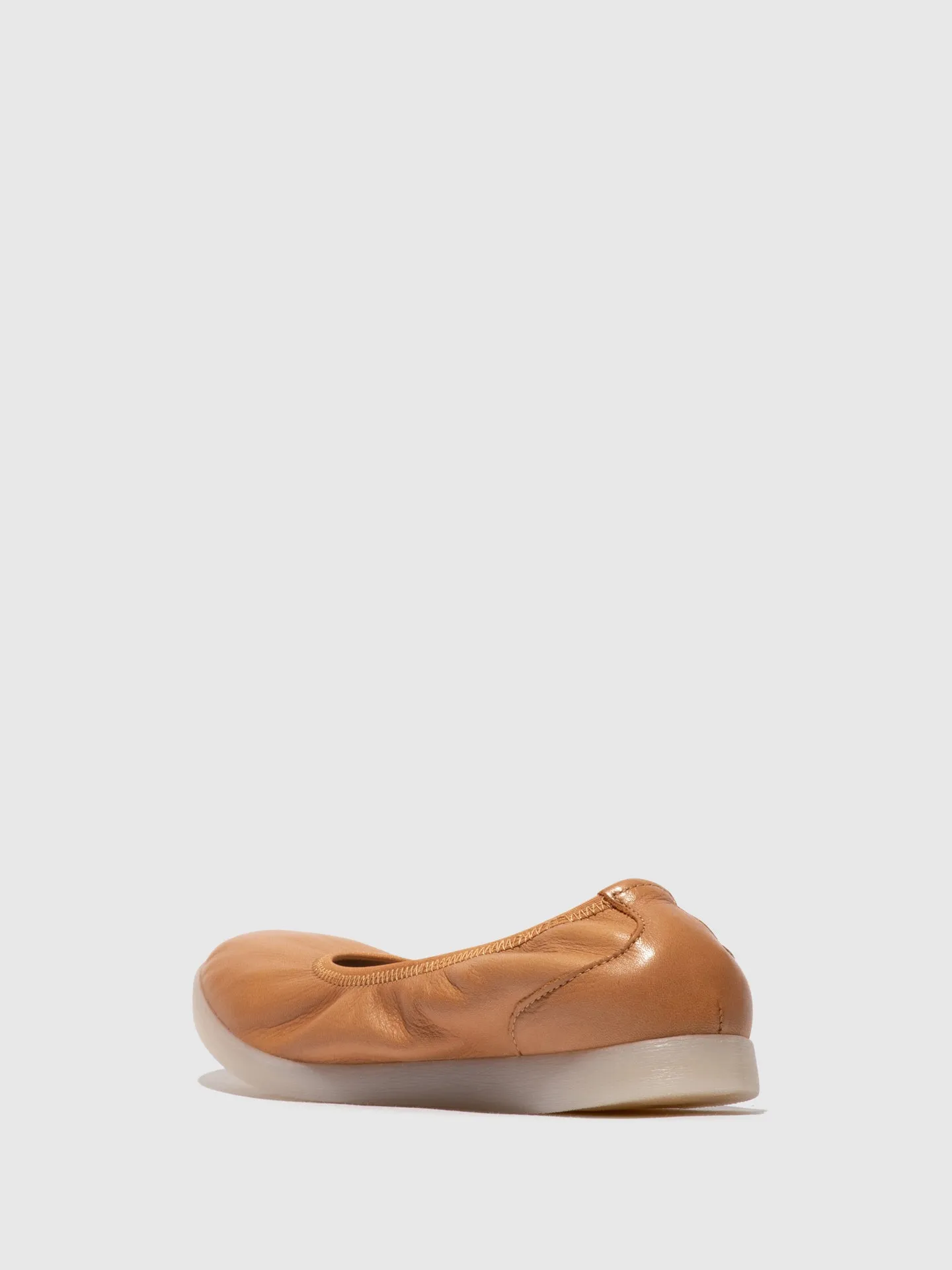 Elasticated Ballerinas LETI646SOF WARM ORANGE