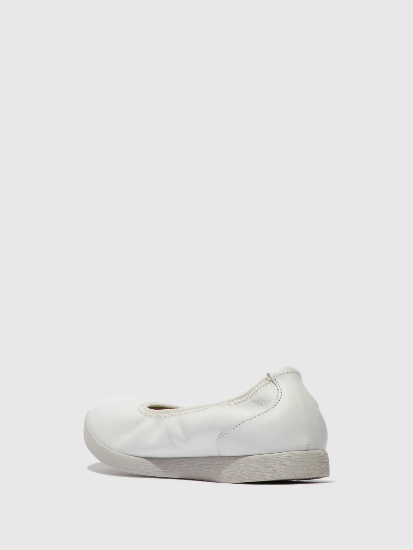 Elasticated Ballerinas LETI646SOF WHITE