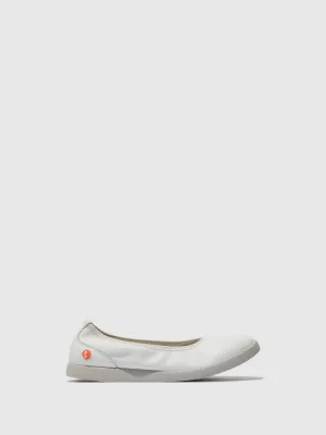 Elasticated Ballerinas LETI646SOF WHITE