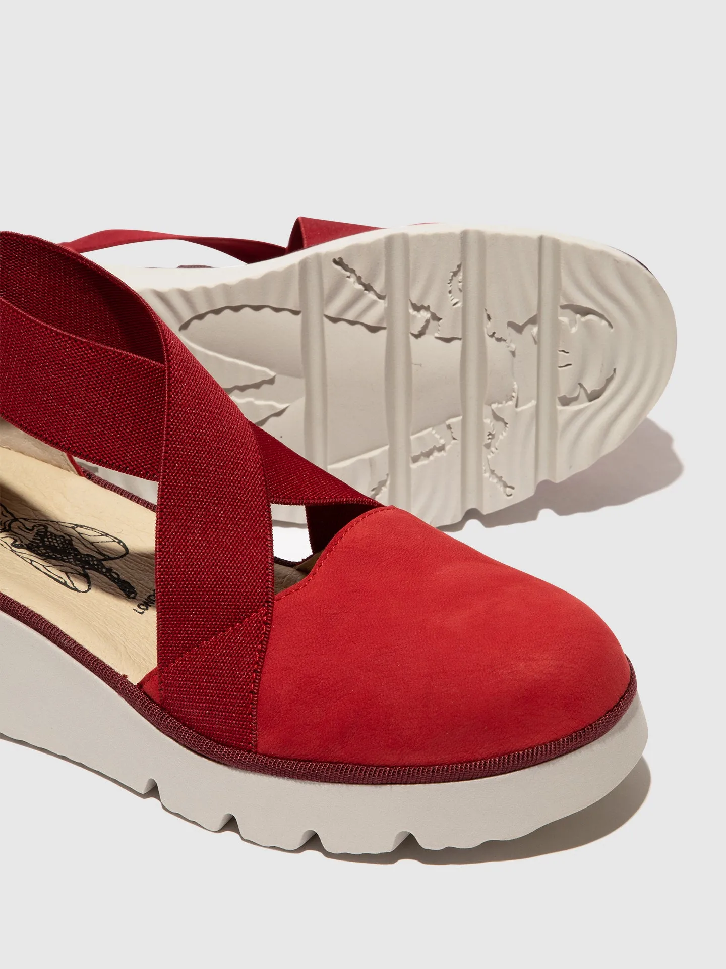 Elasticated Shoes PACY415FLY LIPSTICK RED