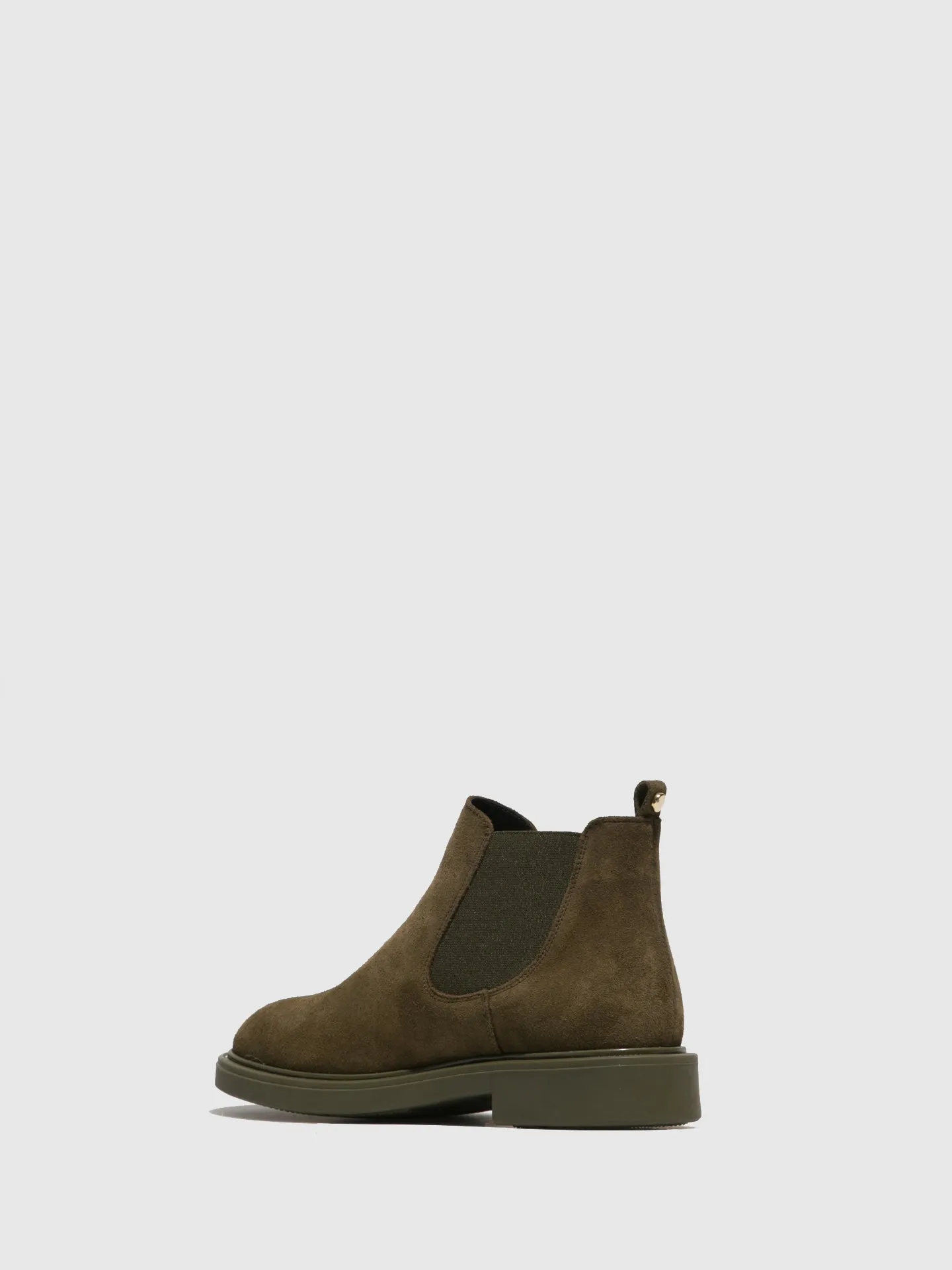 Green Chelsea Ankle Boots