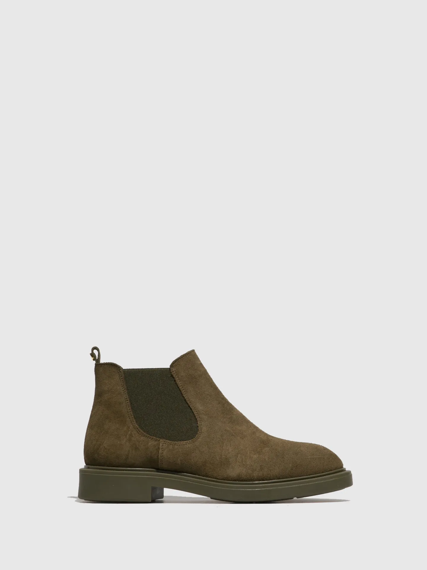 Green Chelsea Ankle Boots