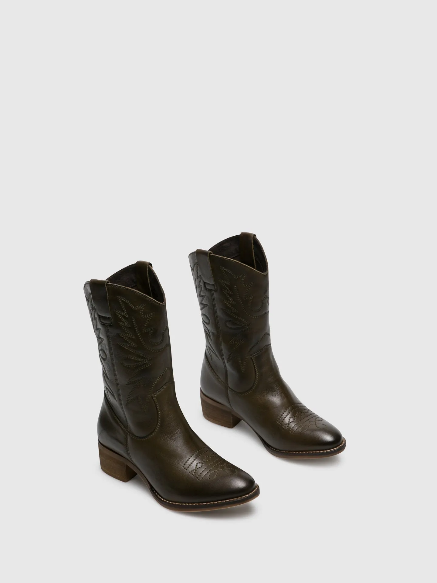 Green Cowboy Boots