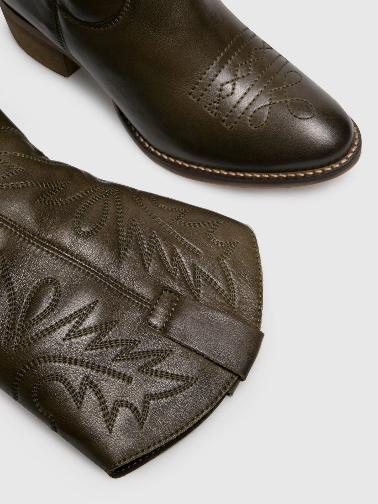 Green Cowboy Boots