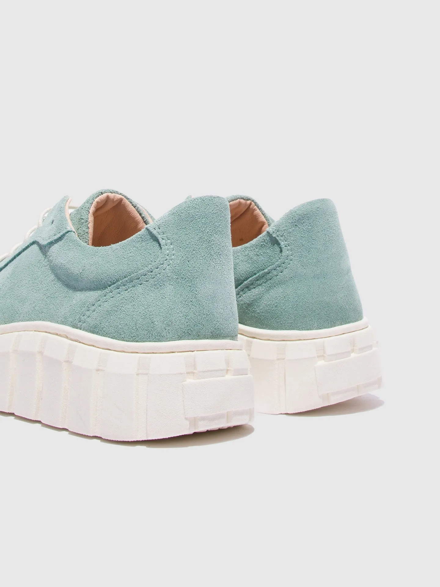 Green Lace-up Trainers