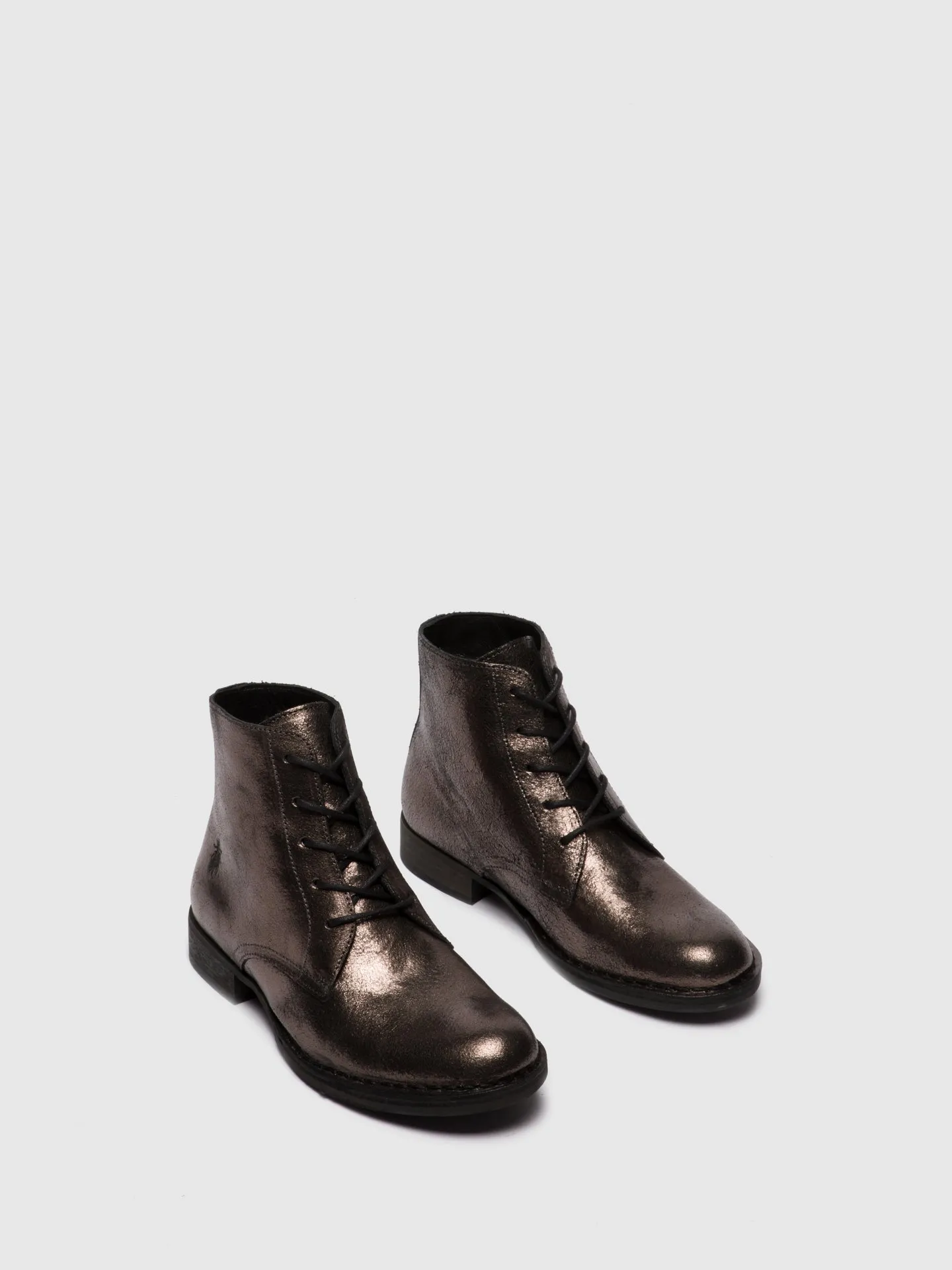 Lace-up Ankle Boots ROOT045FLY VALEY PEWTER