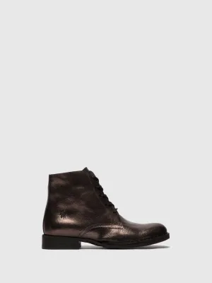 Lace-up Ankle Boots ROOT045FLY VALEY PEWTER