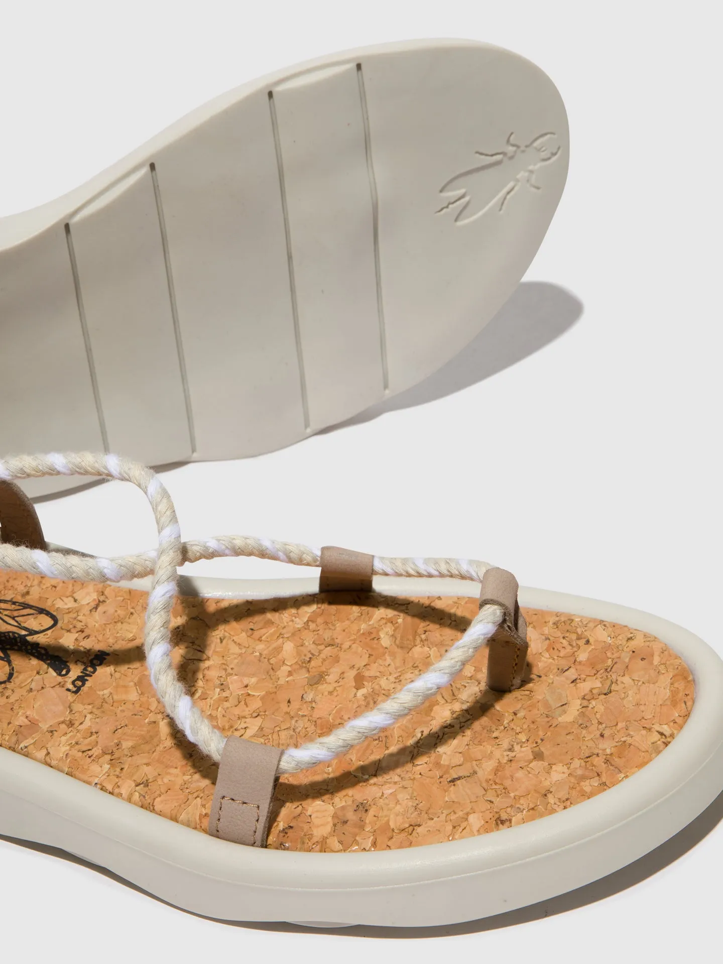 Lace-up Sandals TACE874FLY CONCRETE(OFFWHITE)