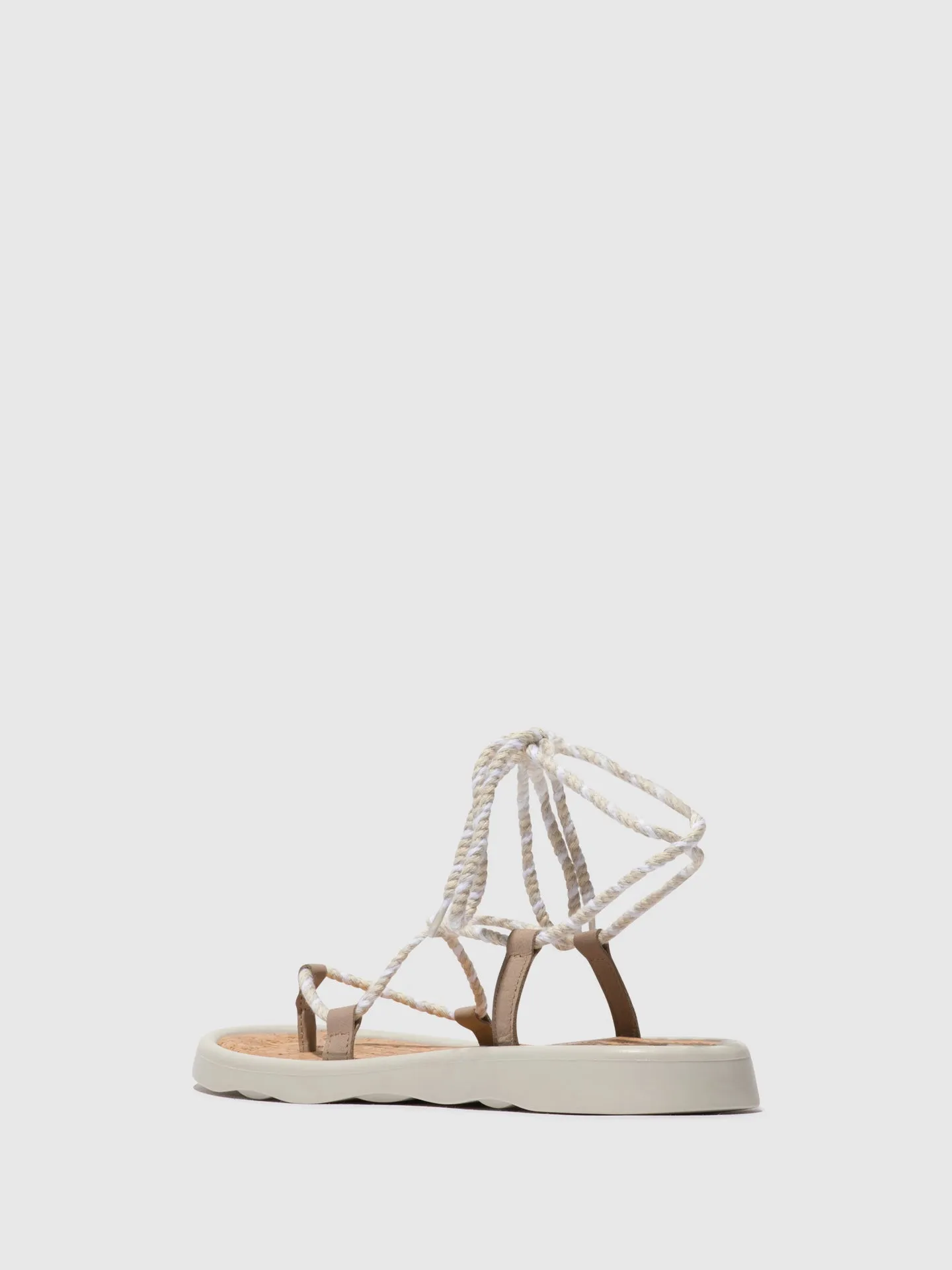 Lace-up Sandals TACE874FLY CONCRETE(OFFWHITE)