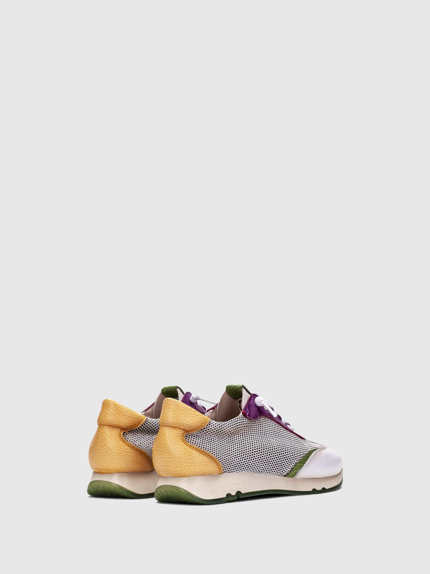 Multicolor Lace-up Trainers