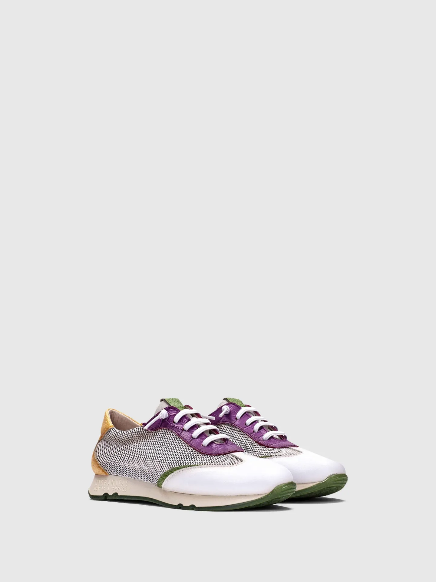 Multicolor Lace-up Trainers