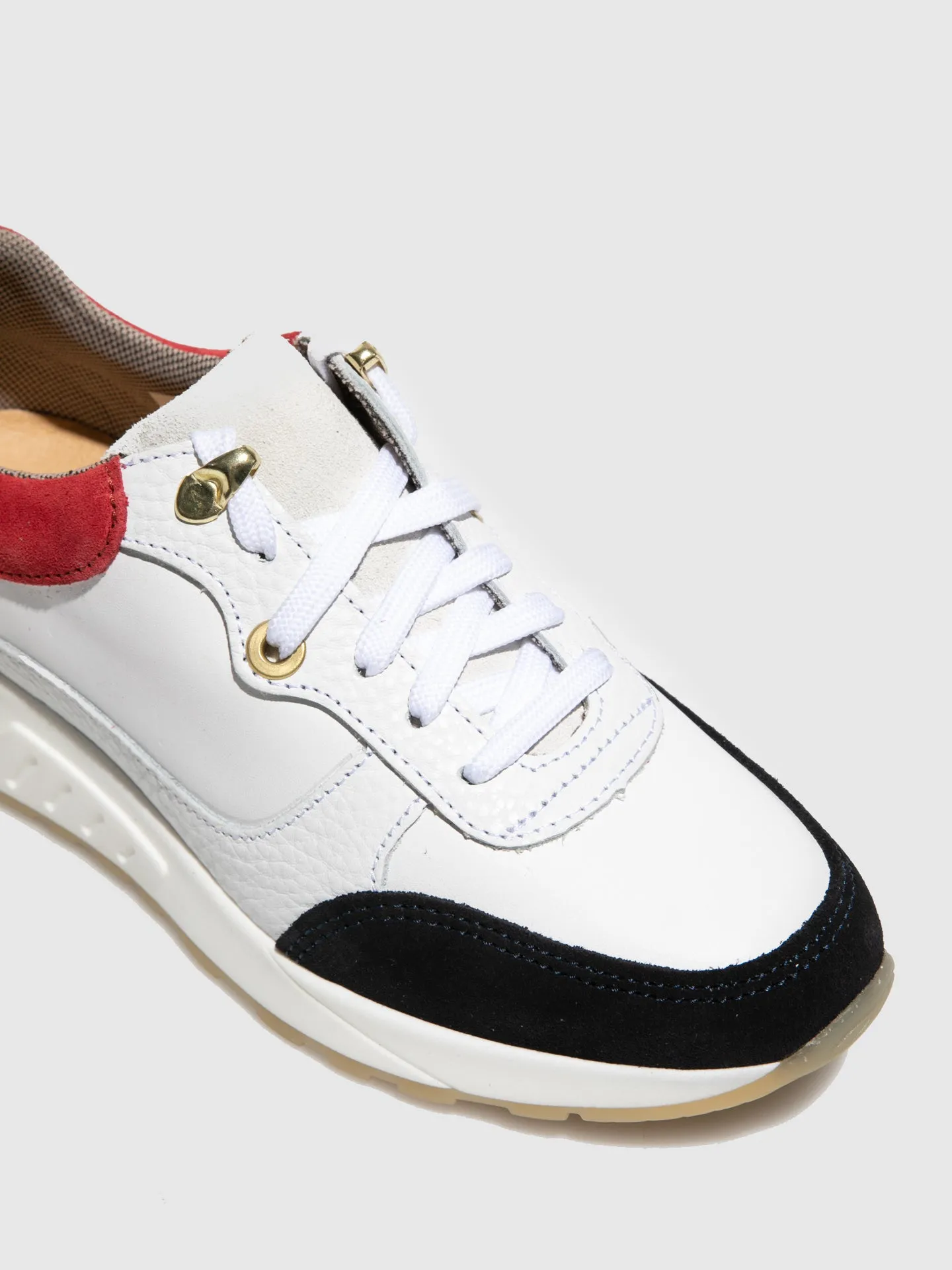 Multicolor Lace-up Trainers