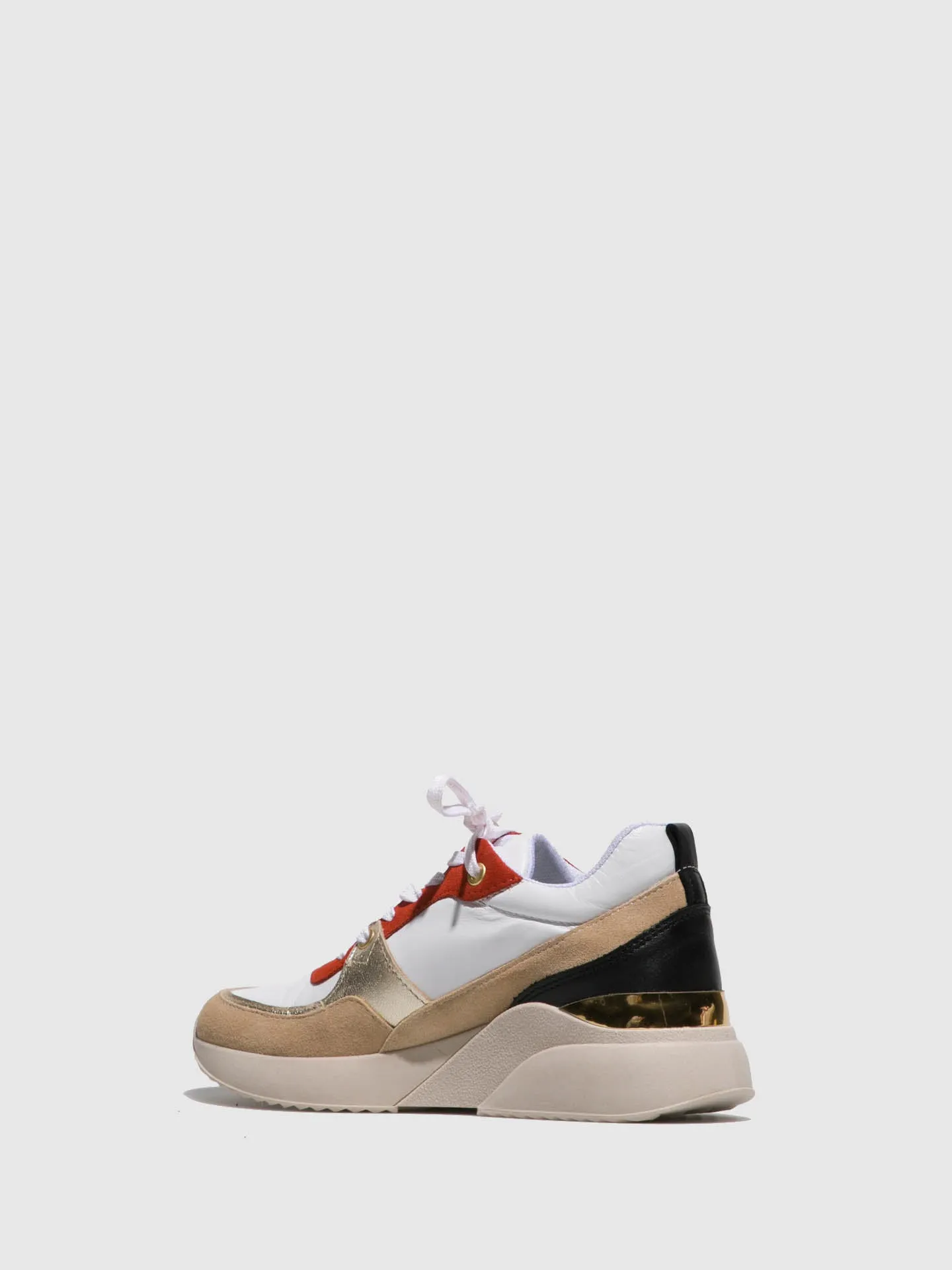 Multicolor Lace-up Trainers