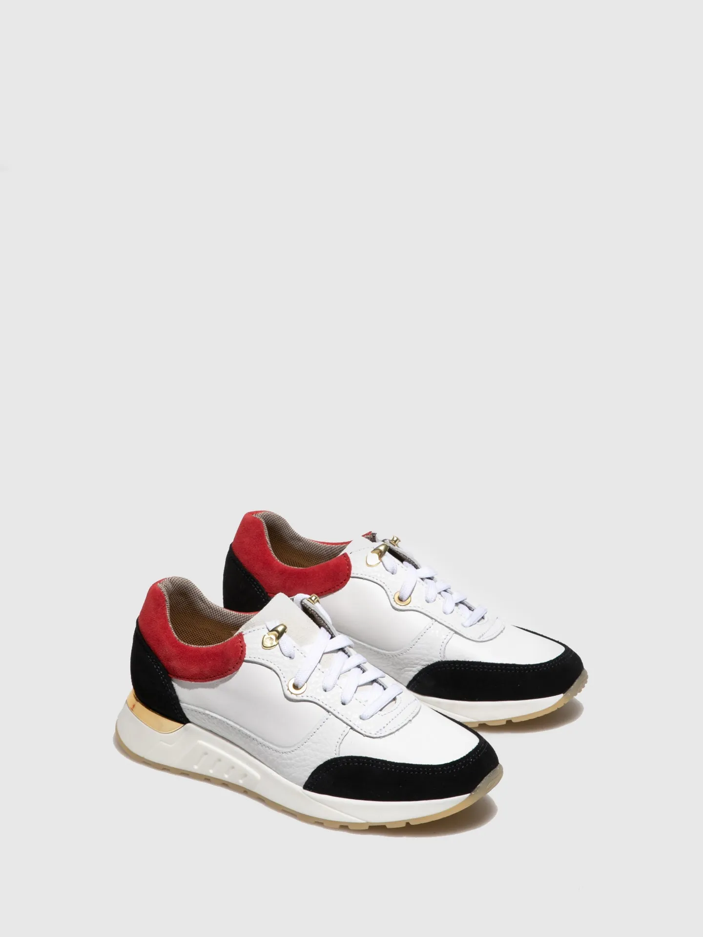 Multicolor Lace-up Trainers